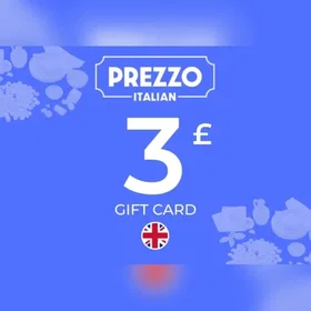 Prezzo Gavekort 3 GBP
