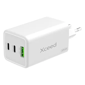 Xceed GaN Vægoplader med 2 x USB-C 1 x USB-A 100W