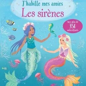 Usborne J'habille Mes Amies Les Sirènes Bok 09781474980128