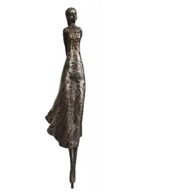 Interior Statue Danseuse en Résine Grise