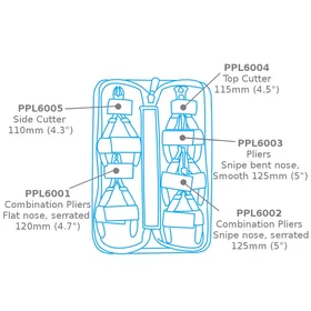 Modelcraft PPL6000 Mini Plier Set