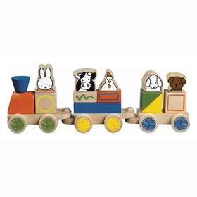Bambolino Toys Miffy Block Train Tre