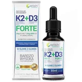 Wish Vitamine K2+D3 Forte 30ml Gouttes
