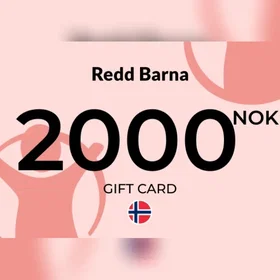 Redd Barna Donation Gift Card 2000 NOK