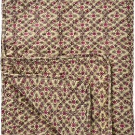 IB Laursen Quilt Oliven M/korssting Pled 130x180cm