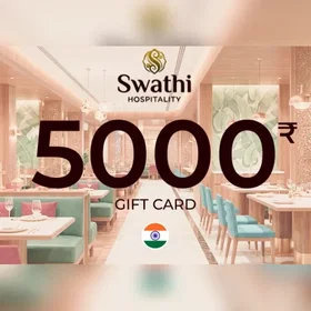 Swathi Hospitality Gavekort 5000 INR