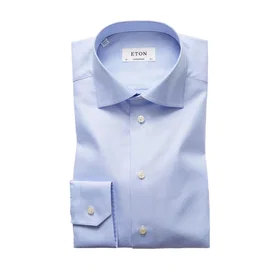 Eton Shirts Textured Twill Shirt (Herre)