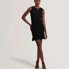 Ted Baker Avela Strikket Mini Kjole Med Volang