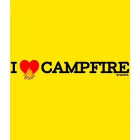 Kruskis I Love Campfire Kortärmad T-shirt (Dam)
