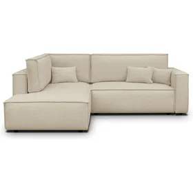 Homifab Canapé d'angle gauche ouvert convertible (3-Seater)
