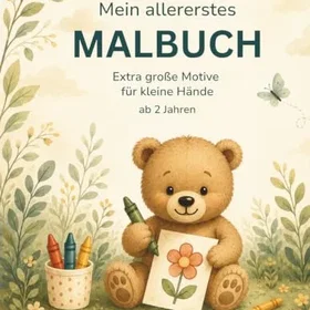 Mein Allererstes Malbuch Färgläggningsbok