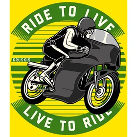 Kruskis Ride To Live Kortärmad T-shirt (Dam)