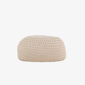 Venture Home Sam Ottoman Beige