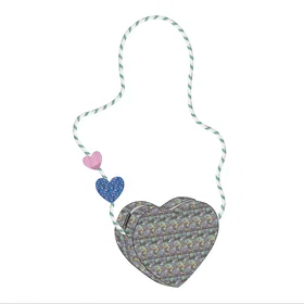 Mimi & Lula Mega Sparkle Heart Enchanted Crossbody Bag