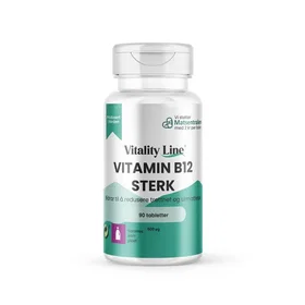 Vitality Line Vitamin B12 Sterk 500ug 90 Tabletter