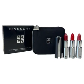 Givenchy Le Rouge Interdit Intense Silk Läppstift Set (N306 Läppstift, N333 Läppstift, Pouch)