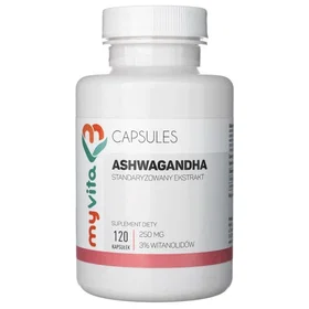 MyVita Extrait d'Ashwagandha 250mg 120 Gélules