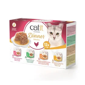 Catit Cuisine Dinner Voksen Gravy 12x0,075kg