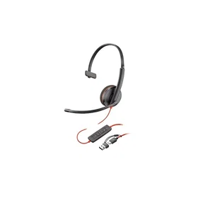 Poly Blackwire 3215 langallinen on-ear kuulokkeet 8X227A6