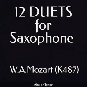 Mondello 12 DUETS för saxofon (altos eller tenorer)