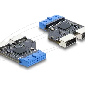 DeLock 67342 USB Adapter 20 Pin Type E Key A till 20 Pin Type E Key A