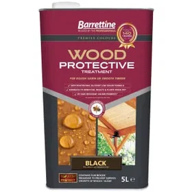 Barrettine Wood Protective Treatment Black 5L