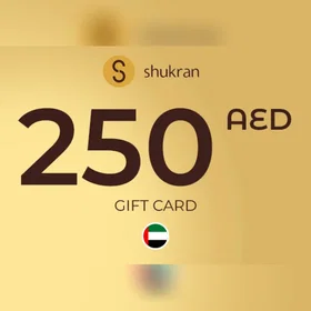 Shukran Carte cadeau 250 AED