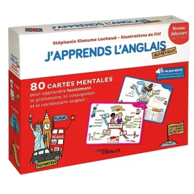 J'apprends Ordförråd Grammatik Flashkort 80-kort