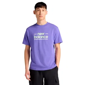 New Balance Linear Lines Kortärmad T-shirt (Herr)