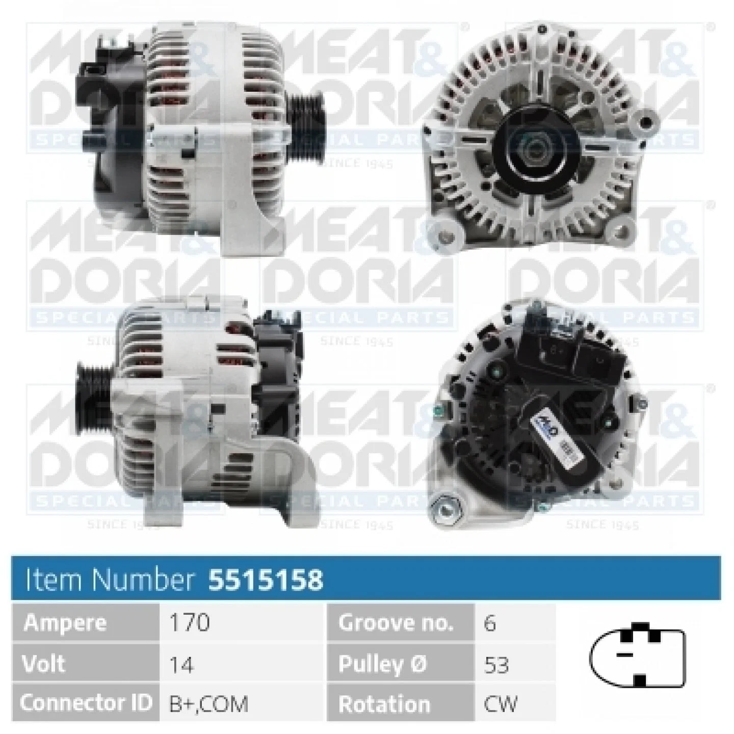 Meat&Doria 5515158 Generator