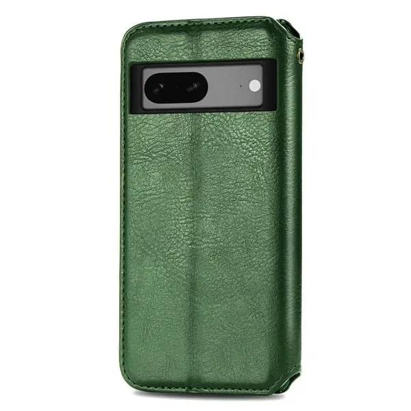 Läderskal Case with Stylish Rhombus Imprint for Google Pixel 7a