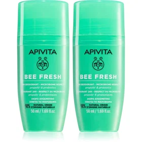 Apivita Bee Fresh Duo Roll-On Deodorant 2x50ml