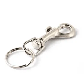 Talamex Swivel Eye Bolt Snap Silver 90 mm