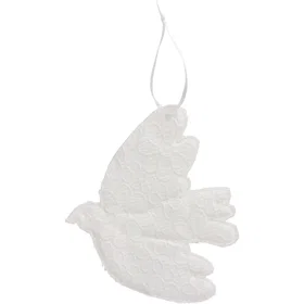 IB Laursen Fugl Broderi Anglaise My Nostalgic Christmas Julepynt 13cm