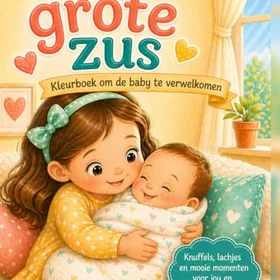 Ik Word Grote Zus Färgläggningsbok