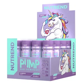 Nutrend Pump Pre-Workout Shot Regnbågssmak 60ml 20 pack