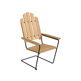 Grythyttan Stålmöbler A3 Solstol Eg 10126997