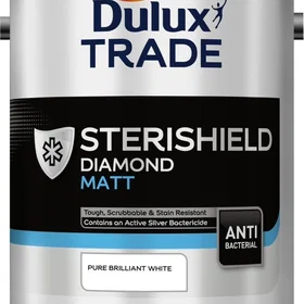 Dulux Sterishield Diamond Matt White 5L