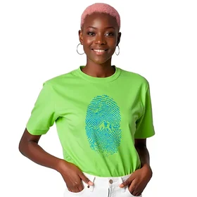 Kruskis Mountain Fingerprint Kortärmad T-shirt (Dam)