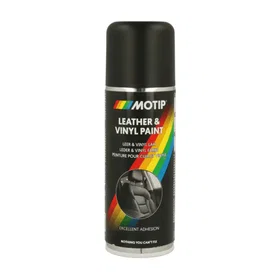Motip Peinture Cuir et Vinyle Noir Spray 200ml