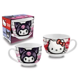 Coriex Hello Kitty and Friends Kuromi Cappuccino Muki 34cl