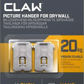 3M CLAW Picture Hanger For Drywall 20kg 4-pack