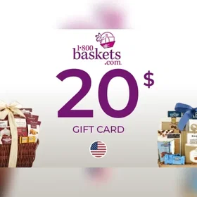 1-800-Baskets Gavekort 20 USD