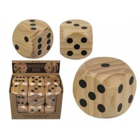 Out Of The Blue Giant Wood Dice Set