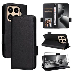Rojeuinn Faux Leather Étui Portefeuille pour Xiaomi 15T Pro 5G