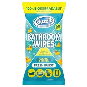Duzzit Cleaning Cloths Biodegradable Fresh Burst 60 wipes
