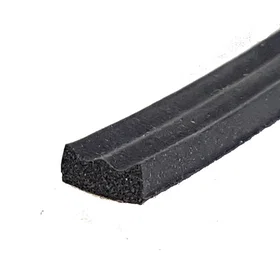 Sorbo E-Profile 4x8mm Sort