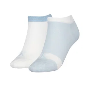 Calvin Klein Glossy Sneaker Socks 2-pack (Dame)