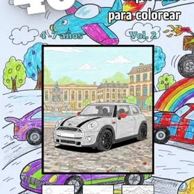 Automóviles Deportivos Para Colorear Vol. 2 Färgläggningsbok för barn
