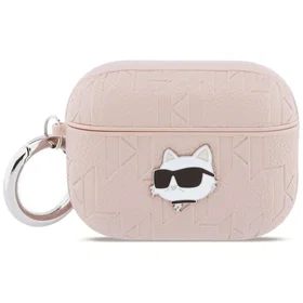 Karl Lagerfeld Monogram Choupette Head Case for AirPods Pro 3